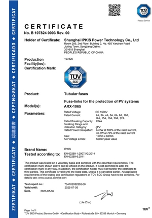 CE Certificate