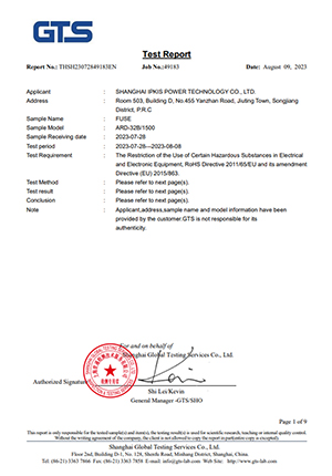GTS Report of ARD-32B/1500